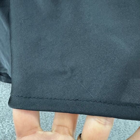 Forgotten Grace Nordstrom Skirt Womens L Black Midi Pencil Flounced Lined New - Picture 10 of 12